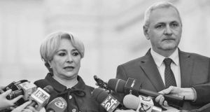 Viorica Dăncilă şi Liviu Dragnea (Sursa foto: Twitter)