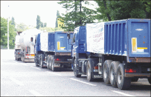 Transportatorii şi AP Europa protestează faţă de taxele care au fost percepute la vama Nădlac