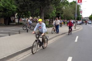 Protest al bicicliştilor în Bucureşti 