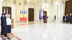 Ceremonia de depunere a jurământului de învestitură de către Cabinetul Orban la ora 19,00