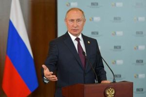 Vladimir Putin, la Conferinţa Internaţională de la Berlin