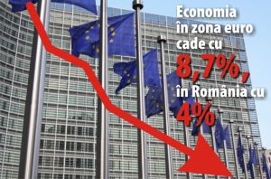 Comisia Europeană înrăutăţeşte perspectiva zonei euro şi menţine contracţia României