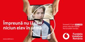 Vodafone lansează campania "Împreună nu lăsăm niciun elev în urmă"