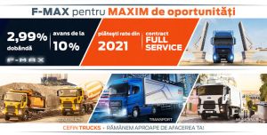 Cefin Trucks, livrează prima parte a unei flote de 100 unităţi Ford Trucks 1842T, către Tempo Invest