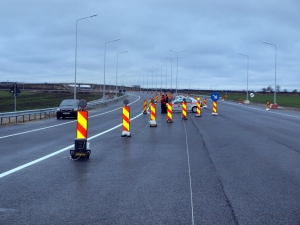 Poleiul a blocat un tronson din DNE85, dn judeţul Buzău