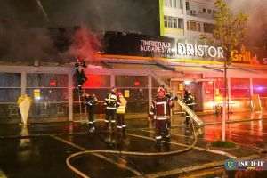 Incendiu puternic la un restaurant Dristor Kebap din Bucureşti