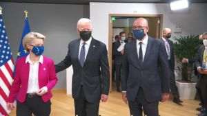 Ursula von der Leyen şi Charles Michel au salutat ''reîntoarcerea'' Americii