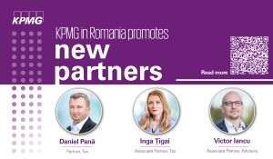 Noi numiri la nivel de management în KPMG în România