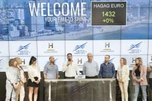 Hagag Development Europe a prezidat ceremonia de deschidere a zilei de tranzacţionare în cadrul bursei din Tel Aviv