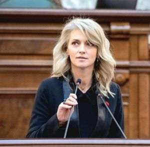  Alina Gorghiu, întrevedere cu preşedintele Parlamentului Republicii Moldova, Igor Grosu