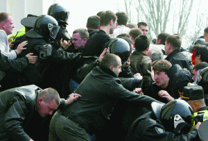 Proteste violente în Moldova