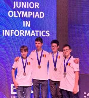 Triumf la Olimpiada Europeană de Informatică