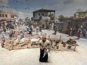 Konya Panorama Museum - image that reproduces the atmosphere of the grand bazaar, during the time when the city was a commercial center (18th century).