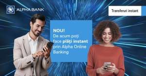 Alpha Bank Romania lansează plăţile instant 