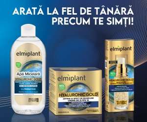 elmiplant redefineşte standardele îngrijirii tenului cu gama Hyaluronic Gold