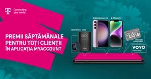 Clienţii Telekom Romania Mobile pot câştiga o lună de acces la VOYO în cadrul campaniei "Premii în MyAccount"