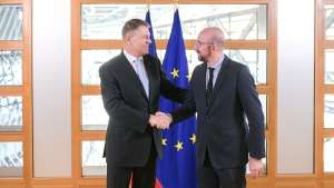 Klaus Iohannis şi Charles Michel găzduiesc o reuniune de lucru dedicată pregătirii viitoarei Agende strategice a UE