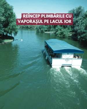 Primăria Sectorului 3: Vaporaşul din Parcul ''Alexandru Ioan Cuza'' îşi reia cursele