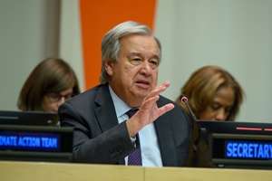 Sursa foto: Platforma X Antonio Guterres