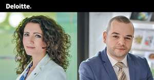 Alexandra Smedoiu, Deloitte România, şi Adrian Coman, Reff & Asociatii