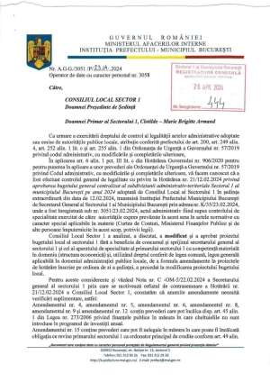 Armand: "Prefectul Capitalei a constatat că aleşii locali PSD-PNL au încălcat legea când au votat bugetul Sectorului 1"