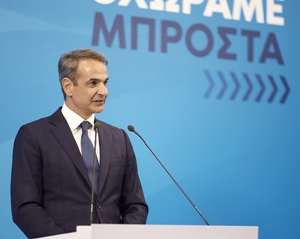 Kyriakos Mitsotakis, Prim-ministrul Greciei (Sursa foto: Platforma X)