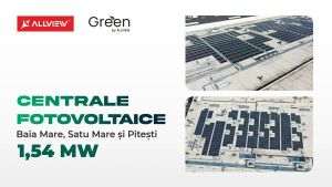 Allview Solar Energy finalizează cu succes, într-un termen scurt, instalaţiile fotovoltaice de pe clădirile unui renumit hypermarket din România, cu o capacitate totală de 1,54 MWp