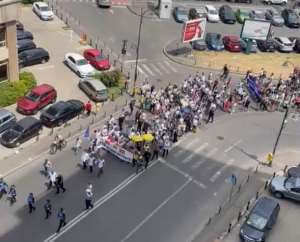 Contabilii protestează la Bucureşti