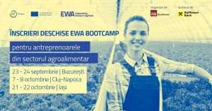 EWA Bootcamp deschide înscrierile pentru antreprenoarele din domeniul agrifood 