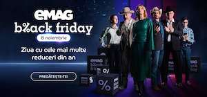 Vânzările eMag de Black Friday în creştere cu 22% 