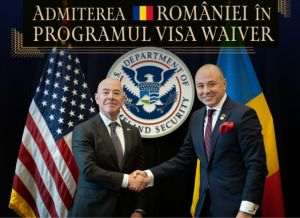 Secretarul pentru Securitate Internă al Statelor Unite, Alejandro Mayorkas (în stânga) şi Ambasadorul României în Statele Unite, Andrei Muraru, se întâlnesc vineri, 10 ianuarie a.c., pentru a consemna oficial aderarea României la programul american de scutire de vize. Întâlnirea va avea loc la sediul Departamentului pentru Securitate Internă, în Washington, D.C. (Sursa foto: facebook / Ambasada României în Statele Unite ale Americii / Romanian Embassy to US)