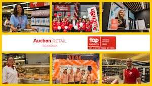 Auchan România, angajator de Top pentru al treilea an consecutiv în 2025