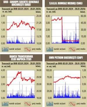 Tranzacţii de 60 milioane lei, sub media zilnică a anului trecut 