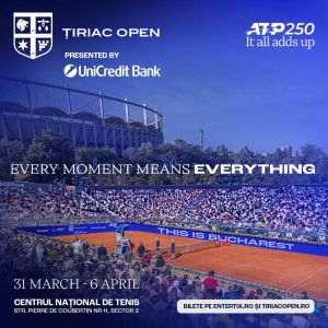 UniCredit Bank prezintă Turneul ATP 250 Ţiriac Open, ediţia 2025