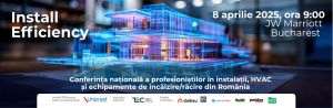  Conferinţa Install Efficency 2025: Viitorul pieţei de construcţii şi instalaţii în era digitală