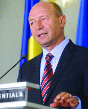 Băsescu i-a arătat omologului său ceh că România a parcurs al doilea trimestru consecutiv de creştere economică negativă.