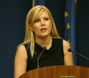 Elena Udrea, ministrul Turismului. 