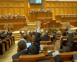 Cabinetul Croitoru, la votul Parlamentului