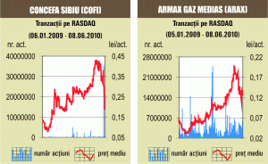 Titlurile "Concefa" Sibiu au pierdut 28% din valoare 