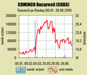 "Cominco" Bucureşti şi-a înjumătăţit profitul 