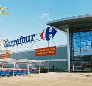 Asia a generat, în 2009, aproape 7,5% din vânzările "Carrefour". 