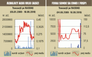 Tranzacţii cu 2,32% din "Foraj Sonde" Ernei