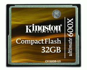 Kingston Digital anunţă cardul Compact Flash Ultimate 600x