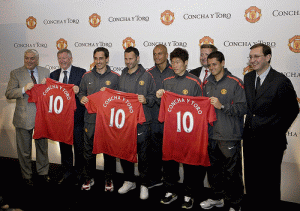 Concha y Toro, sponsorul oficial al Manchester United