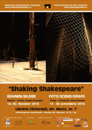 Expoziţie "Shaking Shakespeare" la Librăria Cărtureşti