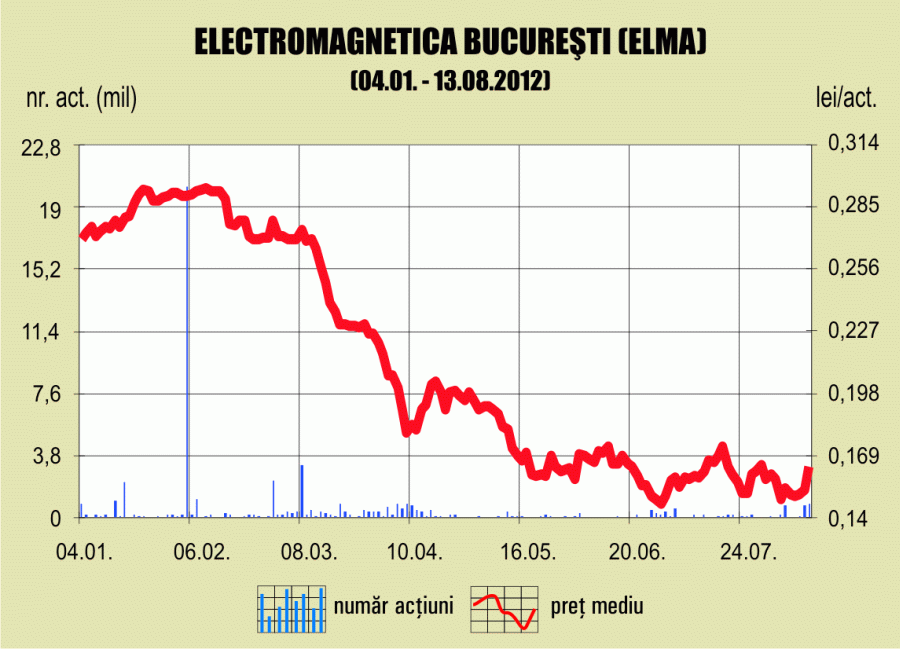 "Electromagnetica" a raportat profit de 9,11 milioane lei