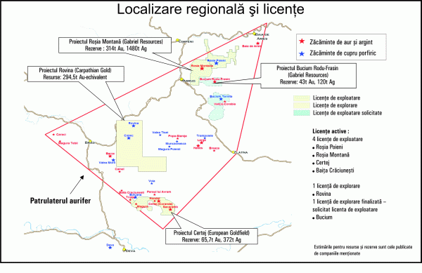 Câinii latră la Roşia Montană, licenţa trece la Certej