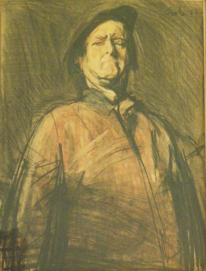 CORNELIU BABA. "Autoportret". Colecţia Irina şi Ionel Constantinescu.