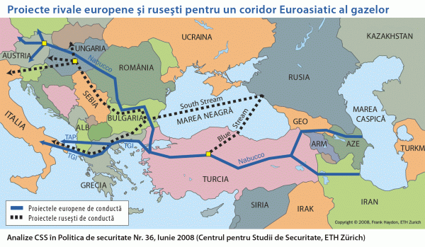 Rusia a îngropat Nabucco