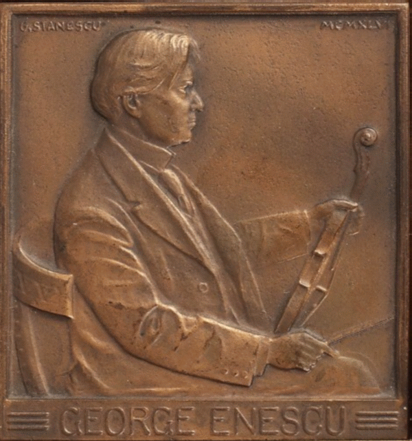 Gheorghe Stănescu - Plachetă George Enescu.